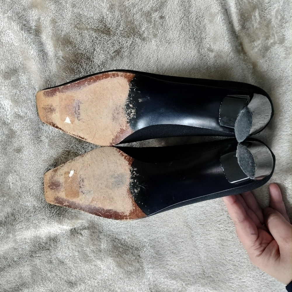 Stuart Weitzman Women's Black Pumps size 8.5 - Picture 4 of 9